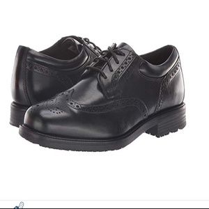 Adidas Rockport Black Waterproof Wingtip Oxford